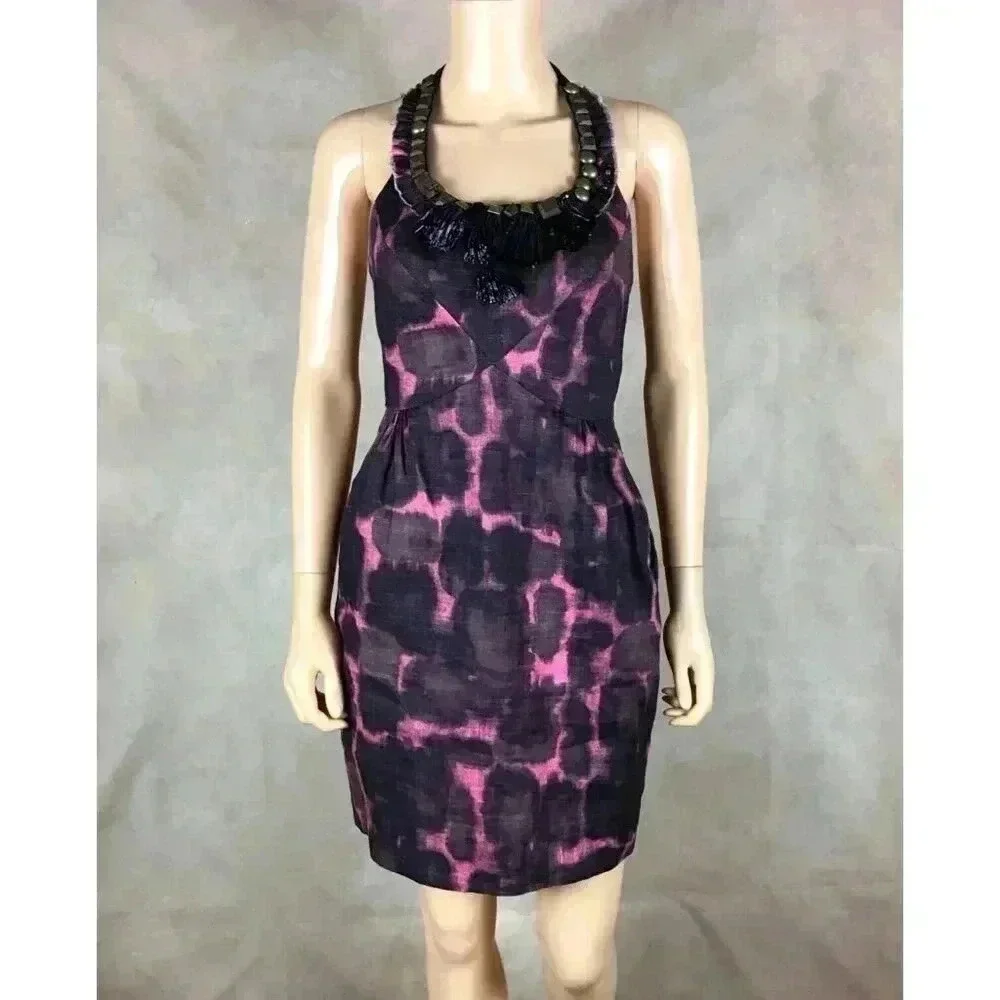 J.CREW Linen Blend Sheath Dress Size 0